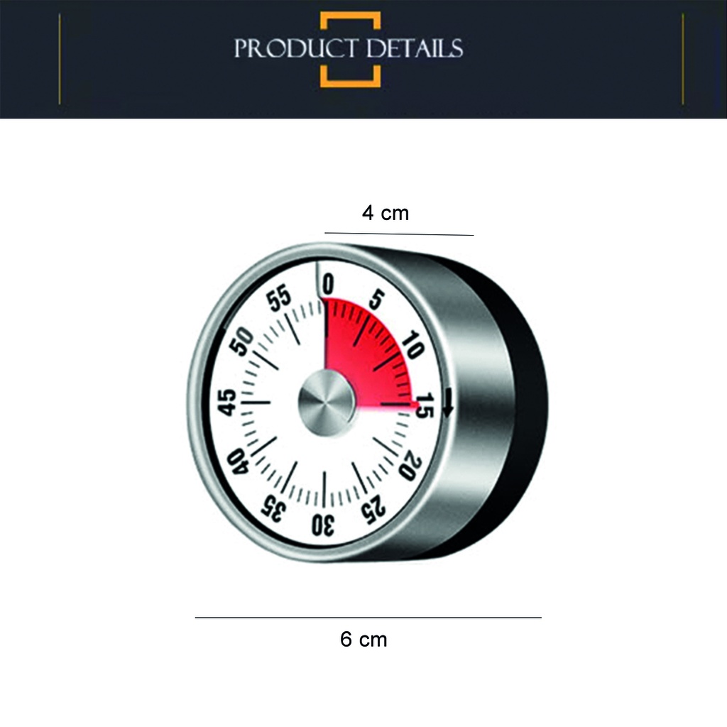 Reloj de cocina magnetico Blanco