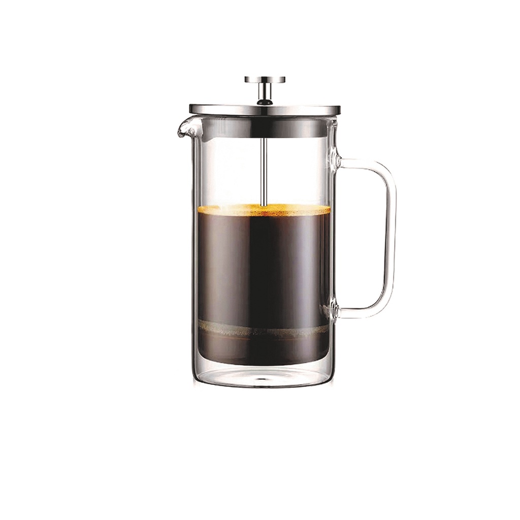 Cafetera prensa francesa 350 ML
vidrio de borosilicato doble pared 