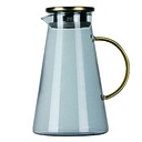 Jarra de vidrio de borosilicato cónica 1800ML Gris