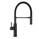 Monocomando doble cocina Bari Negro