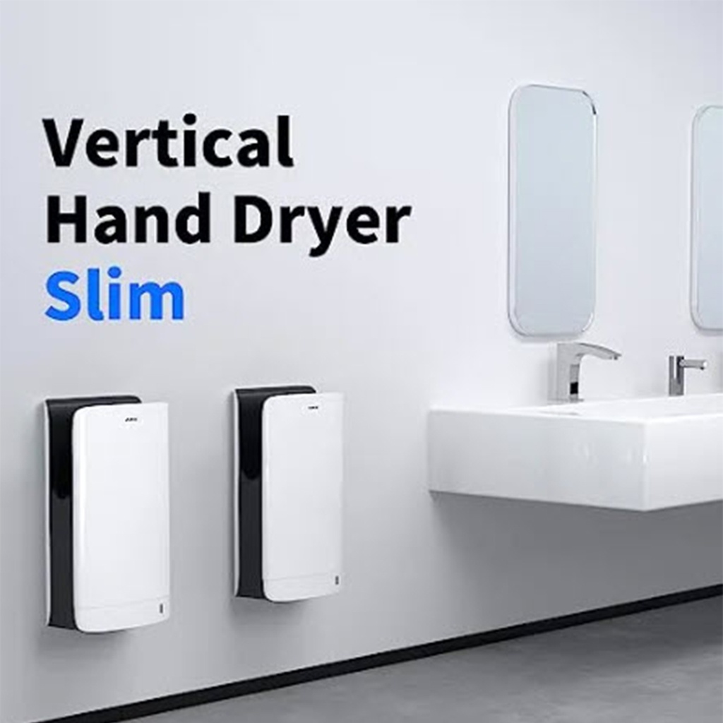 Seca manos vertical slim alto rendimiento 1750w Blanco