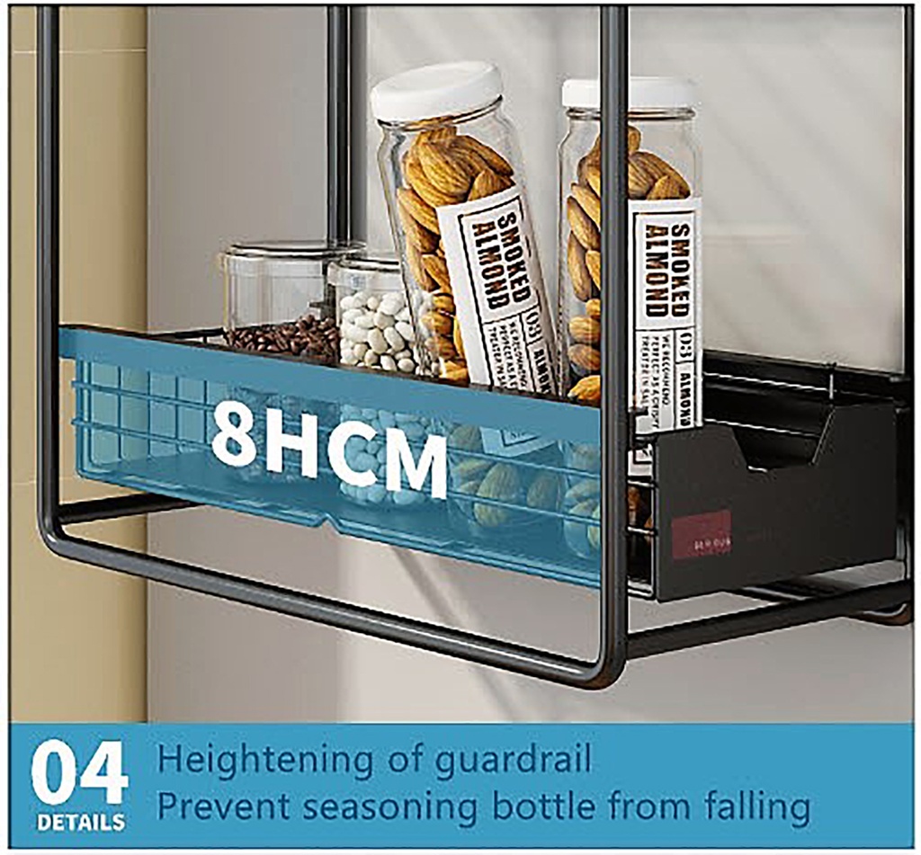 Organizador cocina Magnetico 3 niveles Blanco