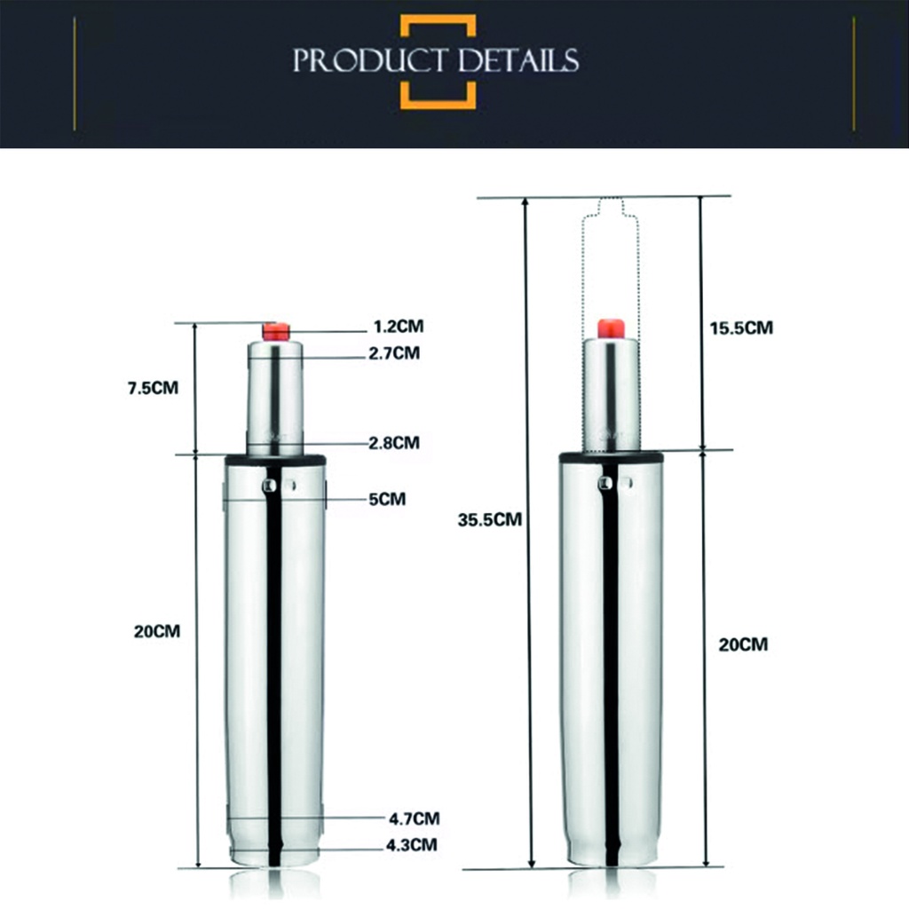 Silla de escritorio Iceland Negro