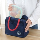 Lonchera térmica Aplique Rosa