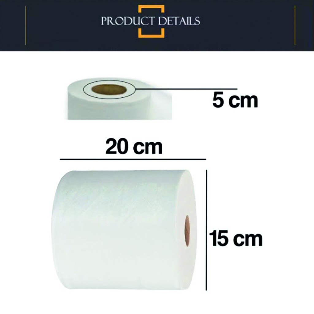 Toalla De Papel Texturizada 200m Pack X6 Rollos Ecologico