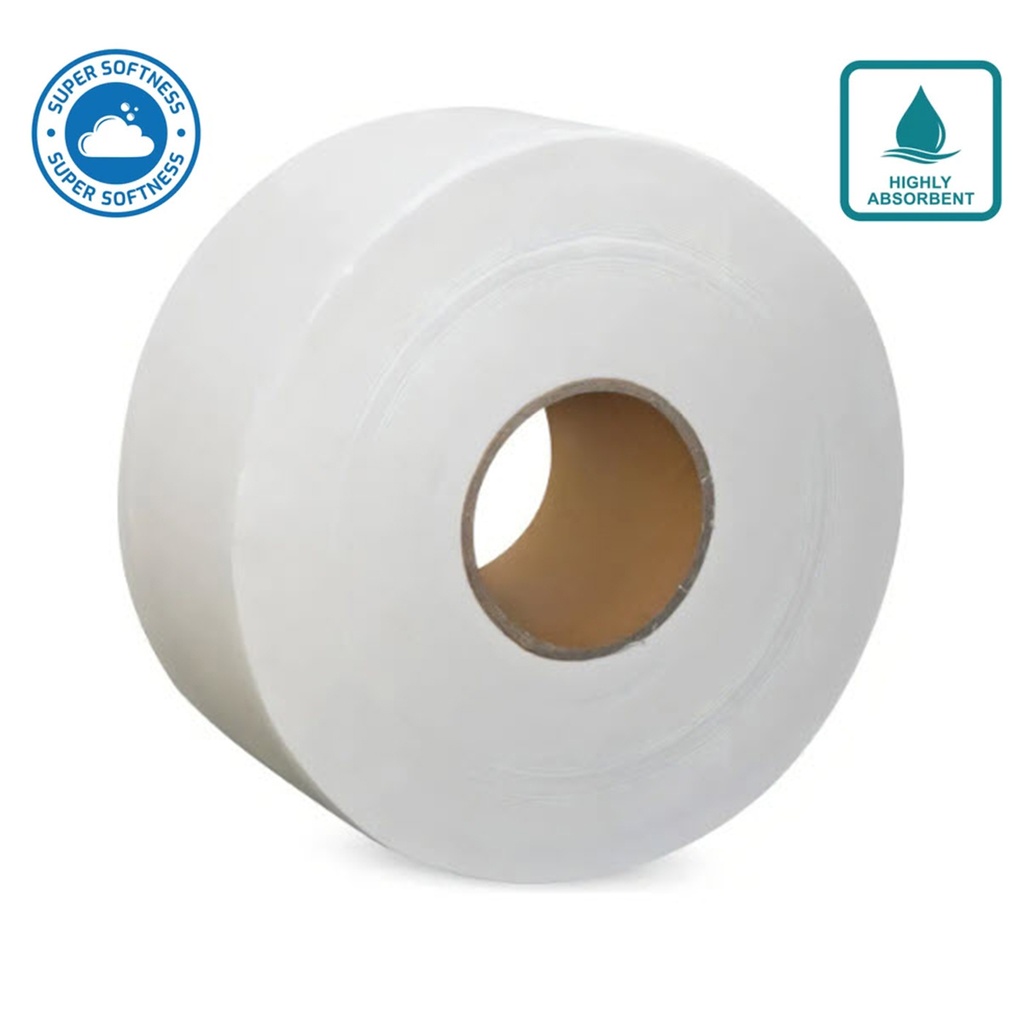 Papel Higienico Jumbo 500Mts Extra Blanco