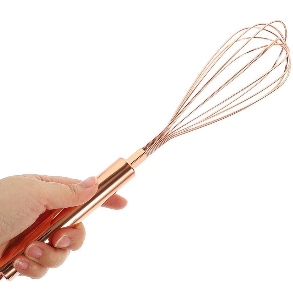 Batidor manual 32cm Rose Gold