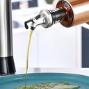 Botella aceitera vidrio 250ml Dorado