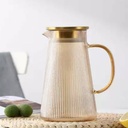 Jarra cónica 1800ML labrada Ambar