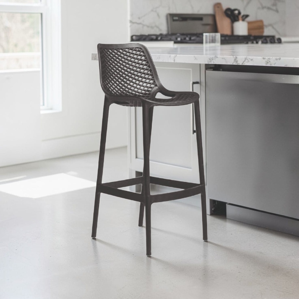 Banqueta Nantes interior exterior Negro