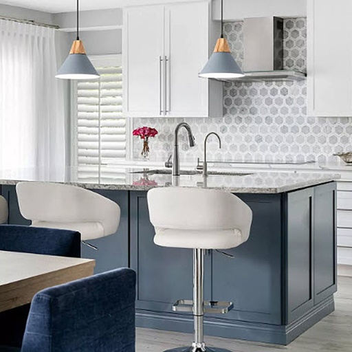 [DT5078A] Luminaria de techo nórdico Azul Pastel