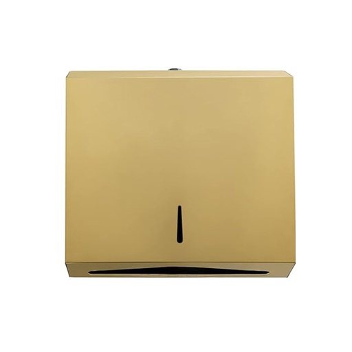 [DT-622G] Dispensador toalla intercalada metálico Dorado