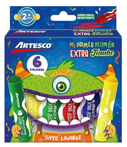 [AR07001065] Artesco Mi primer marcador extra jumbo estuche x6